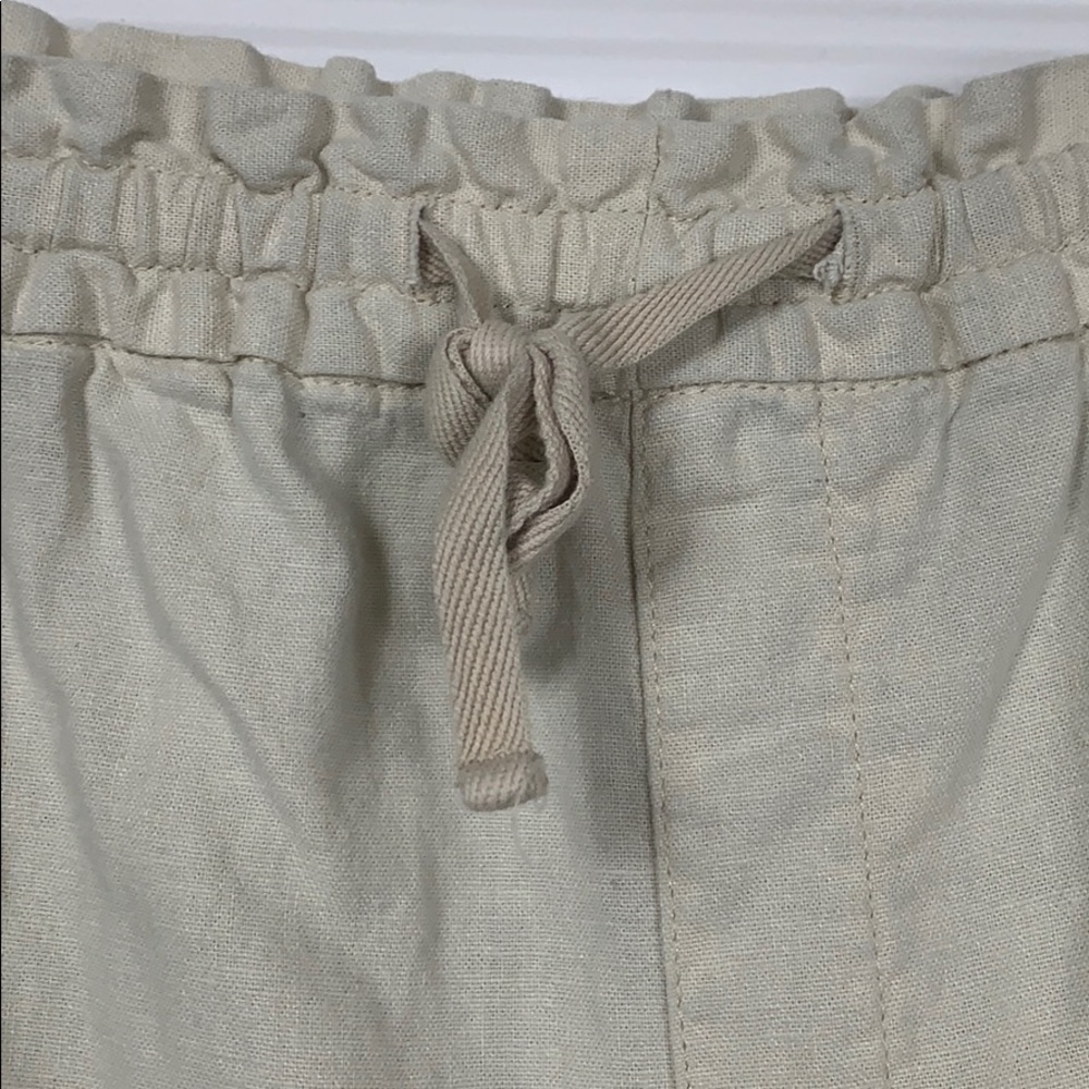Faded Glory khaki colored pants 55% linen size XL - Picture 5 of 7